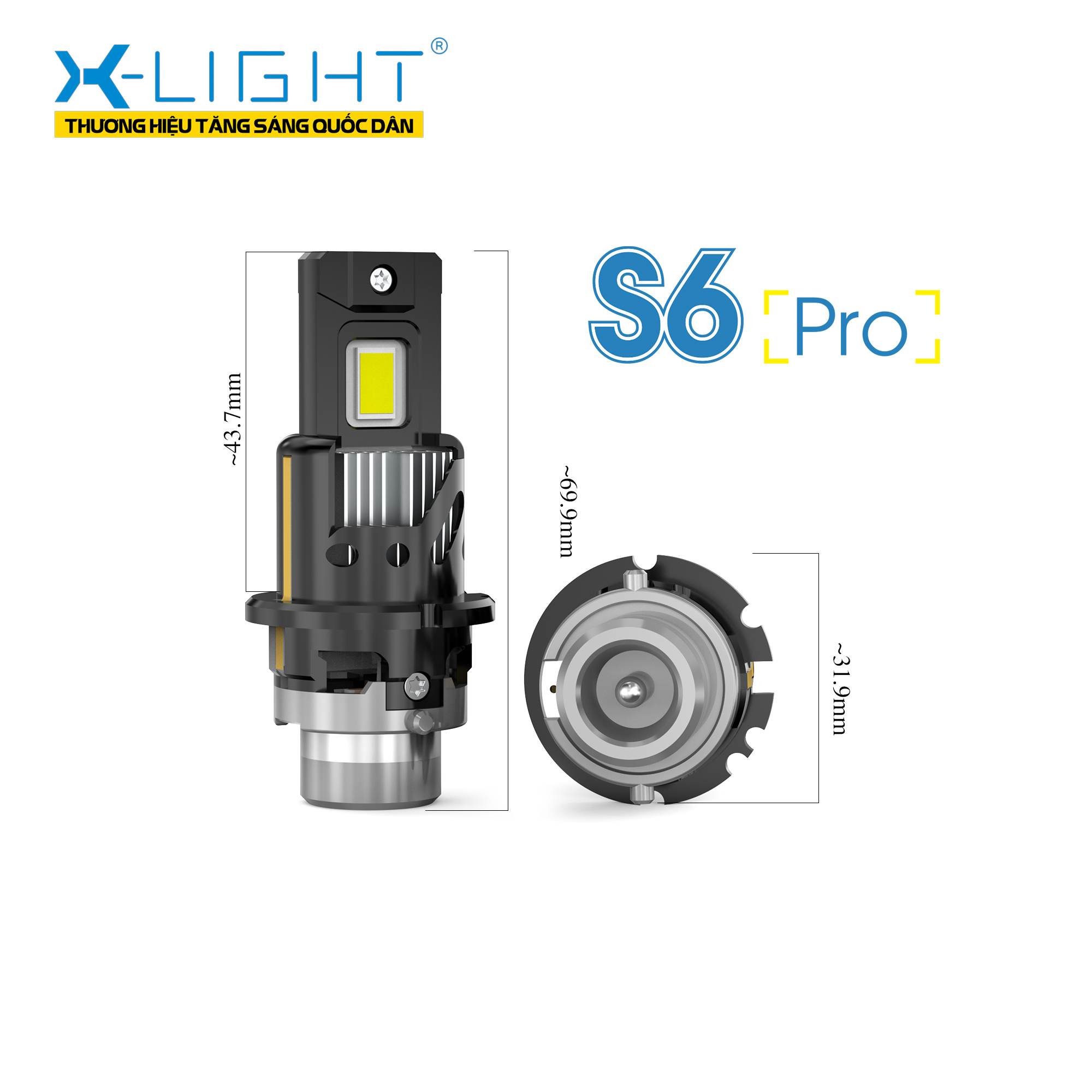 BÓNG LED X-LIGHT S6 PRO V2